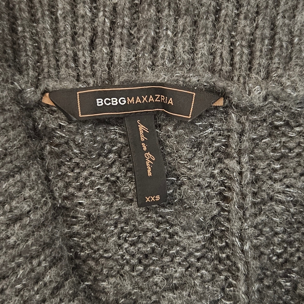 Gray Cable Knit Sweater - Picture 3 of 3